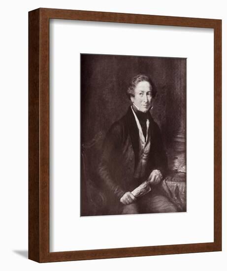 'Sir Robert Peel, Bart.', 1838, (1919)-Unknown-Framed Giclee Print