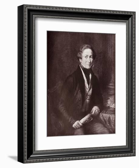 'Sir Robert Peel, Bart.', 1838, (1919)-Unknown-Framed Giclee Print