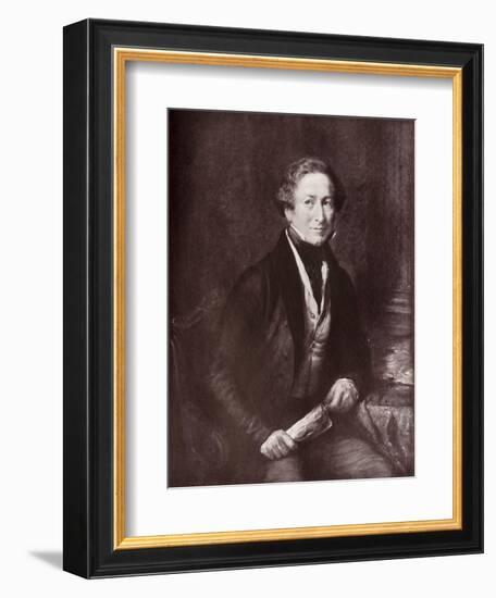 'Sir Robert Peel, Bart.', 1838, (1919)-Unknown-Framed Giclee Print