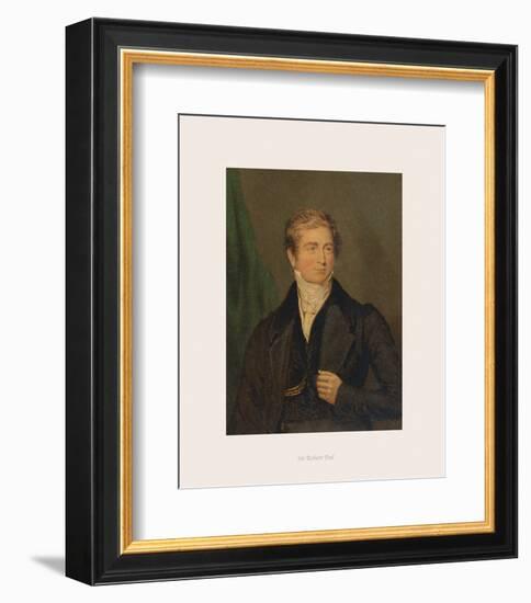 Sir Robert Peel-The Victorian Collection-Framed Premium Giclee Print