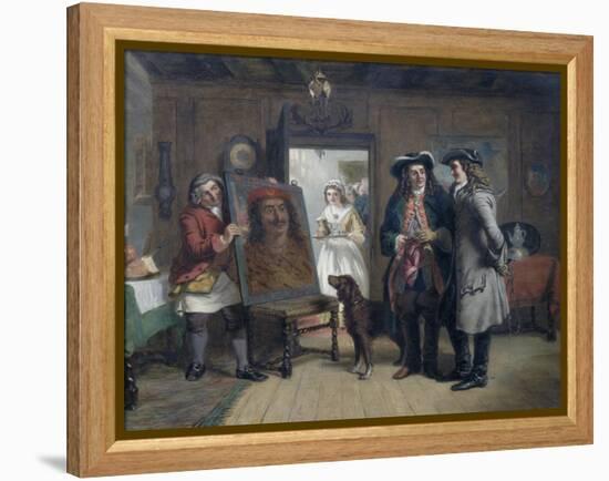 Sir Roger De Coverley and Addison with 'The Saracen's Head' - a Scene from the Spectator, 1867-William Powell Frith-Framed Premier Image Canvas