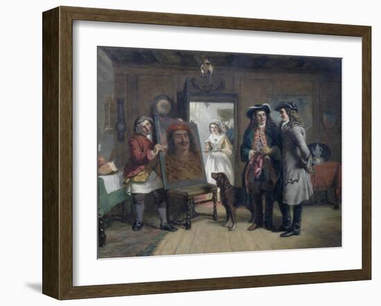 Sir Roger De Coverley and Addison with 'The Saracen's Head' - a Scene from the Spectator, 1867-William Powell Frith-Framed Giclee Print