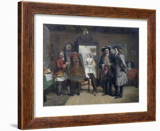 Sir Roger De Coverley and Addison with 'The Saracen's Head' - a Scene from the Spectator, 1867-William Powell Frith-Framed Giclee Print