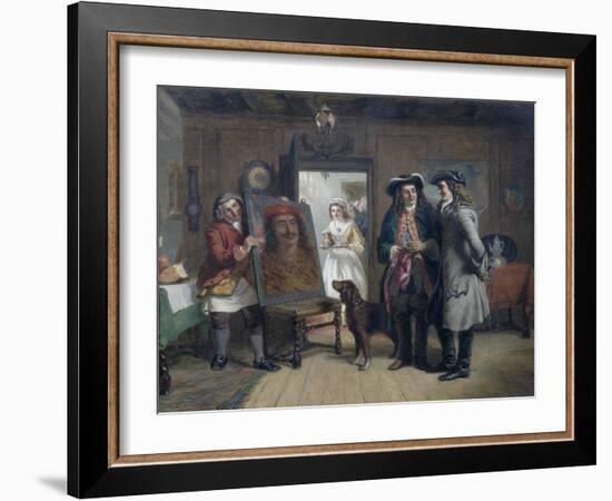 Sir Roger De Coverley and Addison with 'The Saracen's Head' - a Scene from the Spectator, 1867-William Powell Frith-Framed Giclee Print