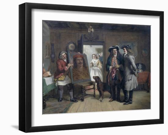 Sir Roger De Coverley and Addison with 'The Saracen's Head' - a Scene from the Spectator, 1867-William Powell Frith-Framed Giclee Print