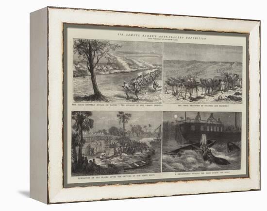 Sir Samuel Baker's Anti-Slavery Expedition-Godefroy Durand-Framed Premier Image Canvas