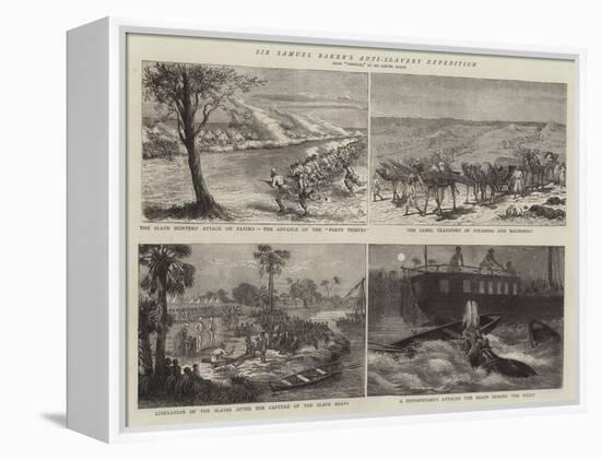 Sir Samuel Baker's Anti-Slavery Expedition-Godefroy Durand-Framed Premier Image Canvas