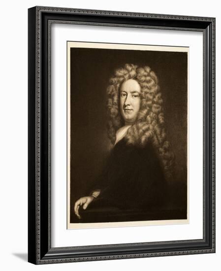 Sir Samuel Garth, Pub. 1902-Godfrey Kneller-Framed Giclee Print