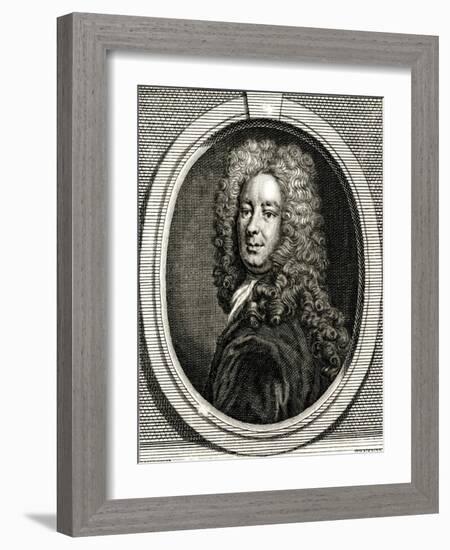 Sir Samuel Garth-Godfrey Kneller-Framed Art Print