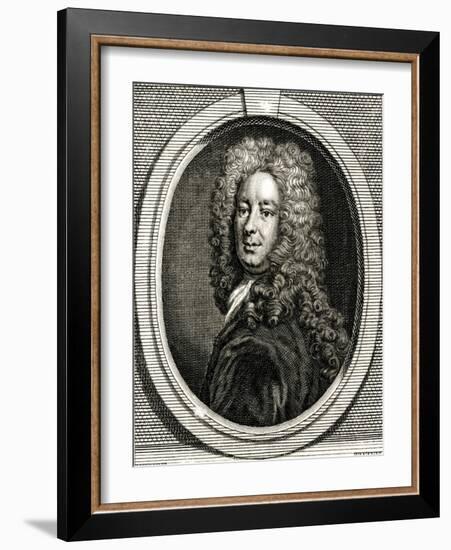 Sir Samuel Garth-Godfrey Kneller-Framed Art Print