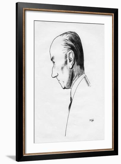 Sir Samuel Hoare, British Statesman, 1935-Edmond Xavier Kapp-Framed Giclee Print