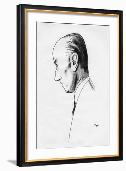 Sir Samuel Hoare, British Statesman, 1935-Edmond Xavier Kapp-Framed Giclee Print