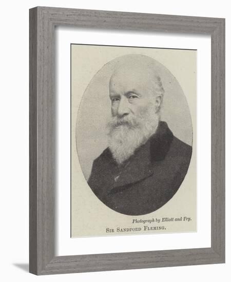 Sir Sandford Fleming-null-Framed Giclee Print