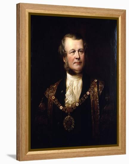 Sir Sills John Gibbons, Lord Mayor 1871-John Edgar Williams-Framed Premier Image Canvas