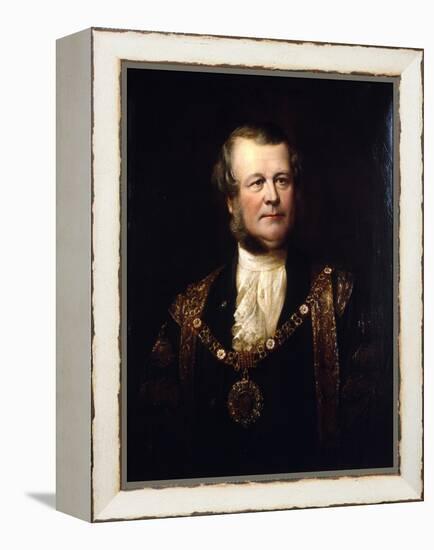 Sir Sills John Gibbons, Lord Mayor 1871-John Edgar Williams-Framed Premier Image Canvas