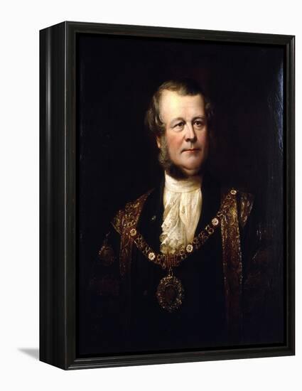 Sir Sills John Gibbons, Lord Mayor 1871-John Edgar Williams-Framed Premier Image Canvas