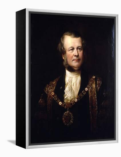 Sir Sills John Gibbons, Lord Mayor 1871-John Edgar Williams-Framed Premier Image Canvas