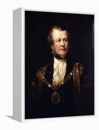 Sir Sills John Gibbons, Lord Mayor 1871-John Edgar Williams-Framed Premier Image Canvas