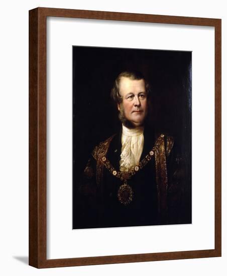 Sir Sills John Gibbons, Lord Mayor 1871-John Edgar Williams-Framed Giclee Print