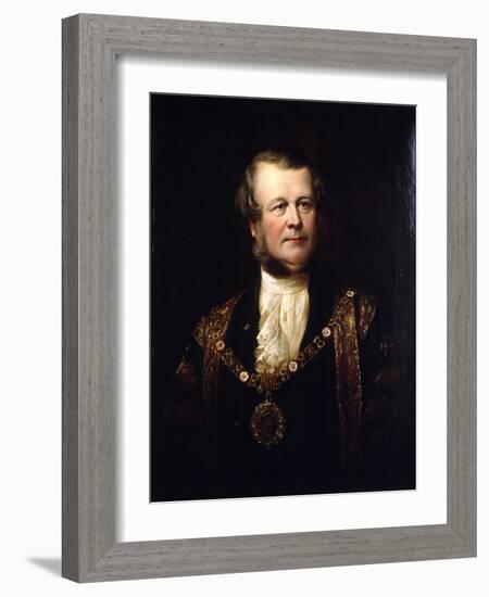 Sir Sills John Gibbons, Lord Mayor 1871-John Edgar Williams-Framed Giclee Print