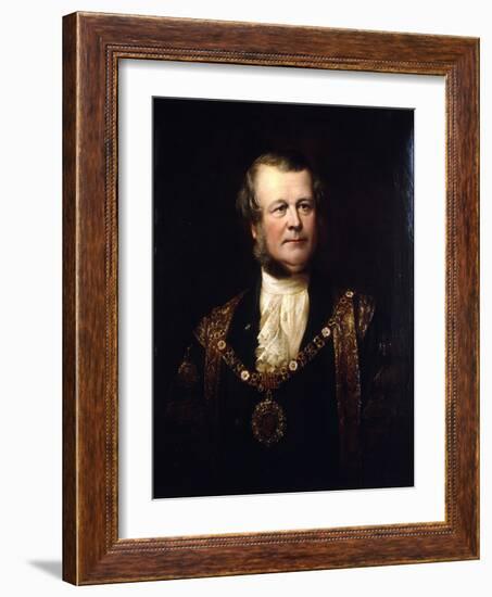 Sir Sills John Gibbons, Lord Mayor 1871-John Edgar Williams-Framed Giclee Print