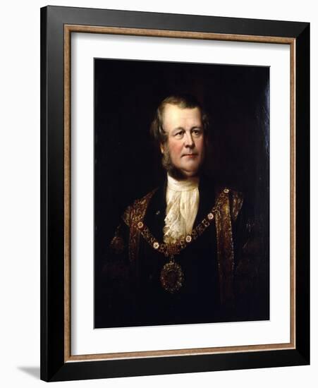 Sir Sills John Gibbons, Lord Mayor 1871-John Edgar Williams-Framed Giclee Print