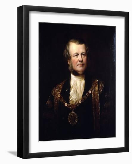 Sir Sills John Gibbons, Lord Mayor 1871-John Edgar Williams-Framed Giclee Print