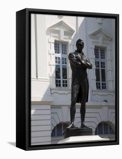 Sir Stamford Raffles Cast in 1887, Singapore, Southeast Asia-Pearl Bucknall-Framed Premier Image Canvas