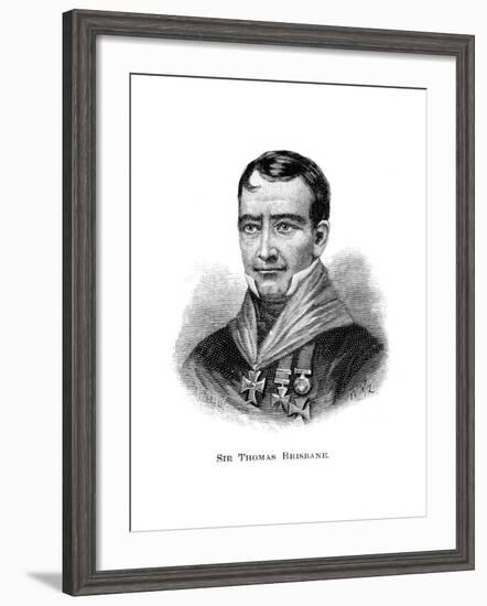 Sir Thomas Brisbane, British Soldier, Colonial Governor and Astronomer-W Macleod-Framed Giclee Print