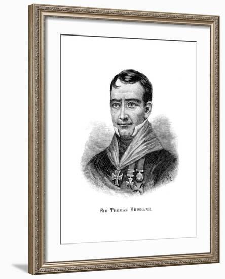 Sir Thomas Brisbane, British Soldier, Colonial Governor and Astronomer-W Macleod-Framed Giclee Print