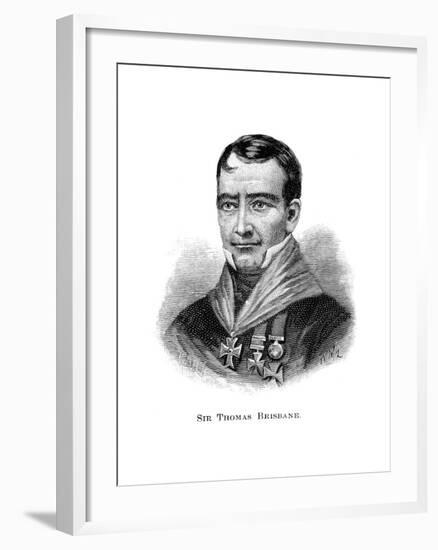 Sir Thomas Brisbane, British Soldier, Colonial Governor and Astronomer-W Macleod-Framed Giclee Print