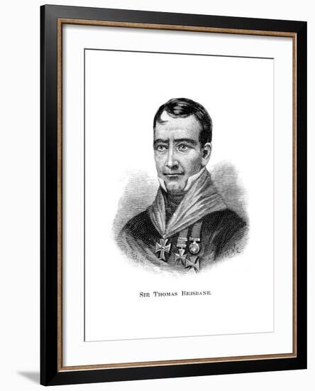 Sir Thomas Brisbane, British Soldier, Colonial Governor and Astronomer-W Macleod-Framed Giclee Print