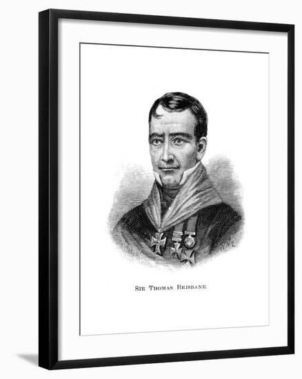 Sir Thomas Brisbane, British Soldier, Colonial Governor and Astronomer-W Macleod-Framed Giclee Print