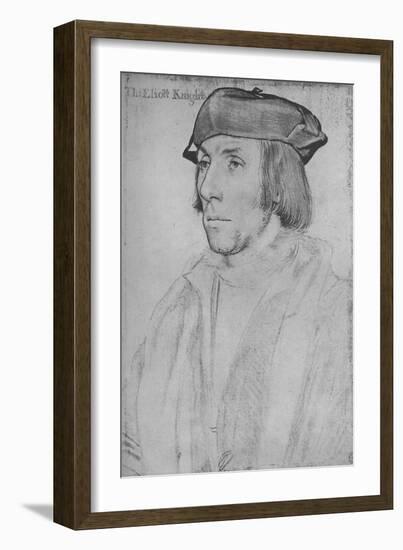 'Sir Thomas Elyot', c1532-1534 (1945)-Hans Holbein the Younger-Framed Giclee Print