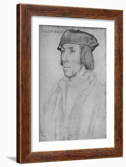 'Sir Thomas Elyot', c1532-1534 (1945)-Hans Holbein the Younger-Framed Giclee Print