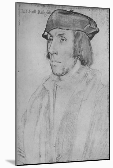 'Sir Thomas Elyot', c1532-1534 (1945)-Hans Holbein the Younger-Mounted Giclee Print