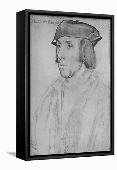 'Sir Thomas Elyot', c1532-1534 (1945)-Hans Holbein the Younger-Framed Premier Image Canvas