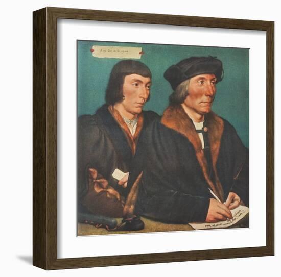 Sir Thomas Godsalve and his Son-Hans Holbein the Younger-Framed Collectable Print