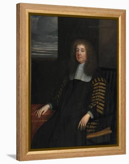 Sir Thomas Ingram, Chancellor of the Duchy of Lancaster-Sir Peter Lely-Framed Premier Image Canvas