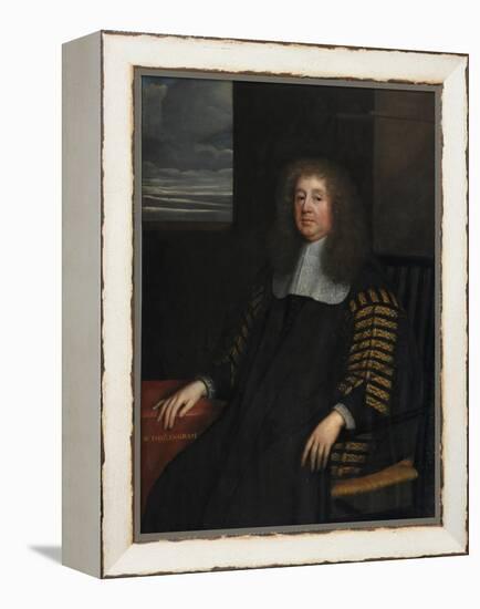 Sir Thomas Ingram, Chancellor of the Duchy of Lancaster-Sir Peter Lely-Framed Premier Image Canvas