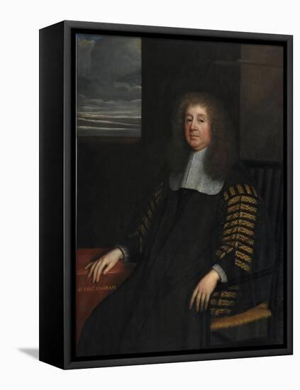 Sir Thomas Ingram, Chancellor of the Duchy of Lancaster-Sir Peter Lely-Framed Premier Image Canvas