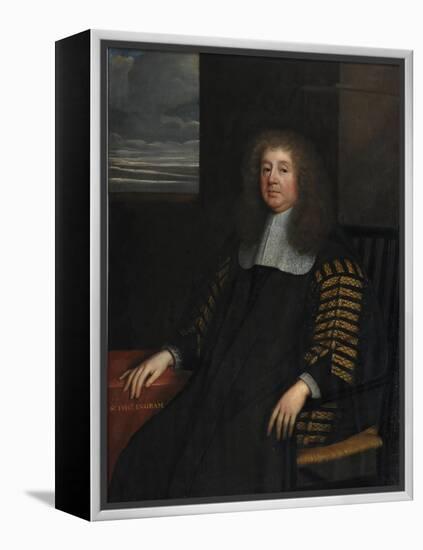 Sir Thomas Ingram, Chancellor of the Duchy of Lancaster-Sir Peter Lely-Framed Premier Image Canvas