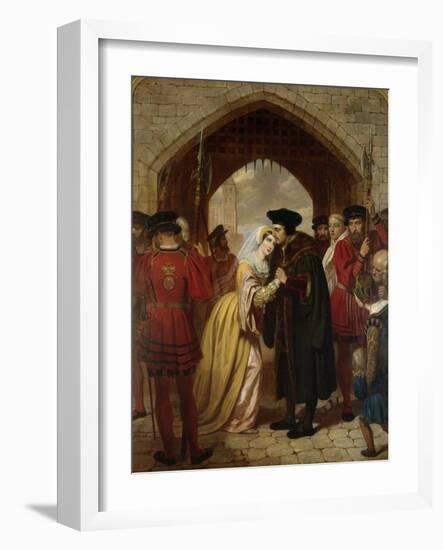 Sir Thomas Moore's Farewell to His Daughter-Edward Matthew Ward-Framed Giclee Print