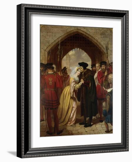 Sir Thomas Moore's Farewell to His Daughter-Edward Matthew Ward-Framed Giclee Print