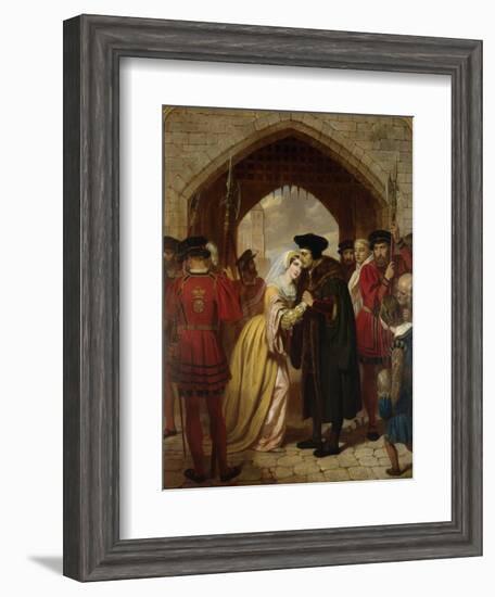 Sir Thomas Moore's Farewell to His Daughter-Edward Matthew Ward-Framed Giclee Print