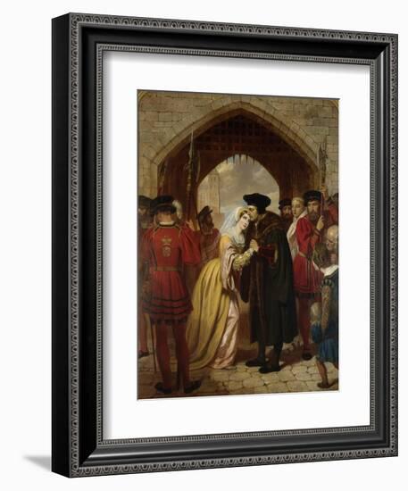 Sir Thomas Moore's Farewell to His Daughter-Edward Matthew Ward-Framed Giclee Print