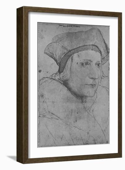 'Sir Thomas More', 1526-1527 (1945)-Hans Holbein the Younger-Framed Giclee Print