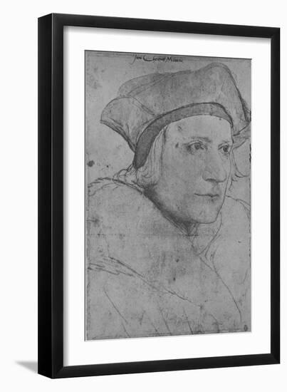 'Sir Thomas More', 1526-1527 (1945)-Hans Holbein the Younger-Framed Giclee Print