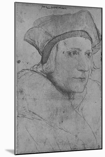 'Sir Thomas More', 1526-1527 (1945)-Hans Holbein the Younger-Mounted Giclee Print