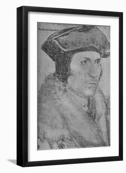 'Sir Thomas More', 1526-1527 (1945)-Hans Holbein the Younger-Framed Giclee Print